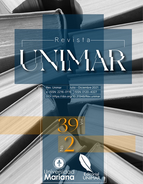 					Ver Vol. 39 Núm. 2 (2021): Revista UNIMAR - Julio - Diciembre
				