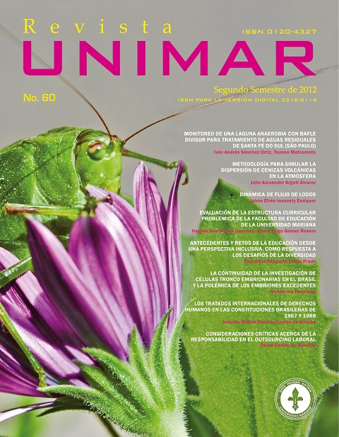 					Ver Vol. 30 Núm. 2 (2012): Revista UNIMAR - Julio - Diciembre
				