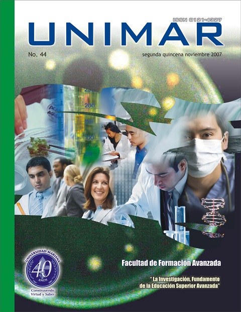 					Ver Vol. 25 Núm. 4 (2007): Revista UNIMAR
				