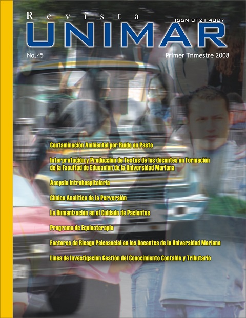 					View Vol. 26 No. 1 (2008): Revista UNIMAR
				