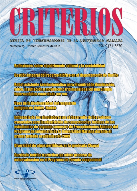 					Visualizar n. 1 (2010): Revista Criterios
				