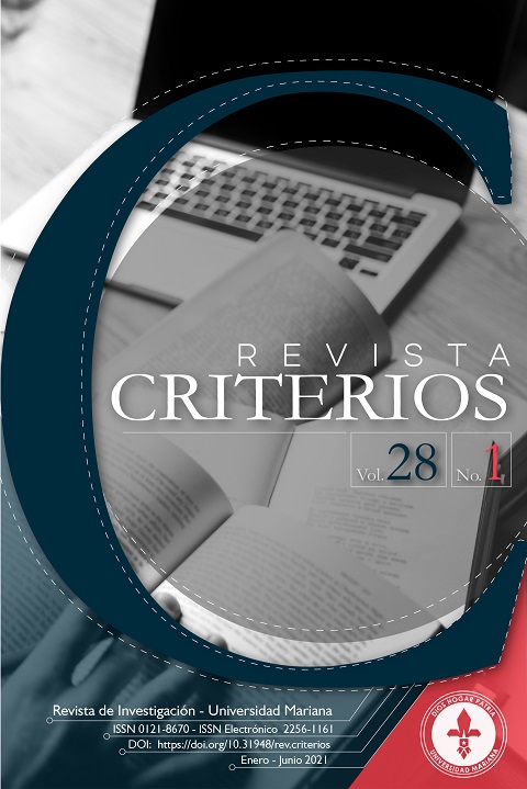 					View Vol. 28 No. 1 (2021): Revista Criterios - January - June 
				