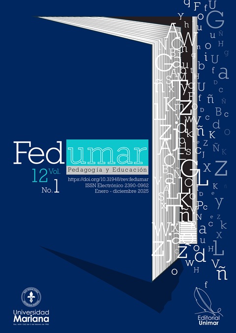 					Ver Vol. 12 Núm. 1 (2025): Fedumar Pedagogí­a y Educación
				