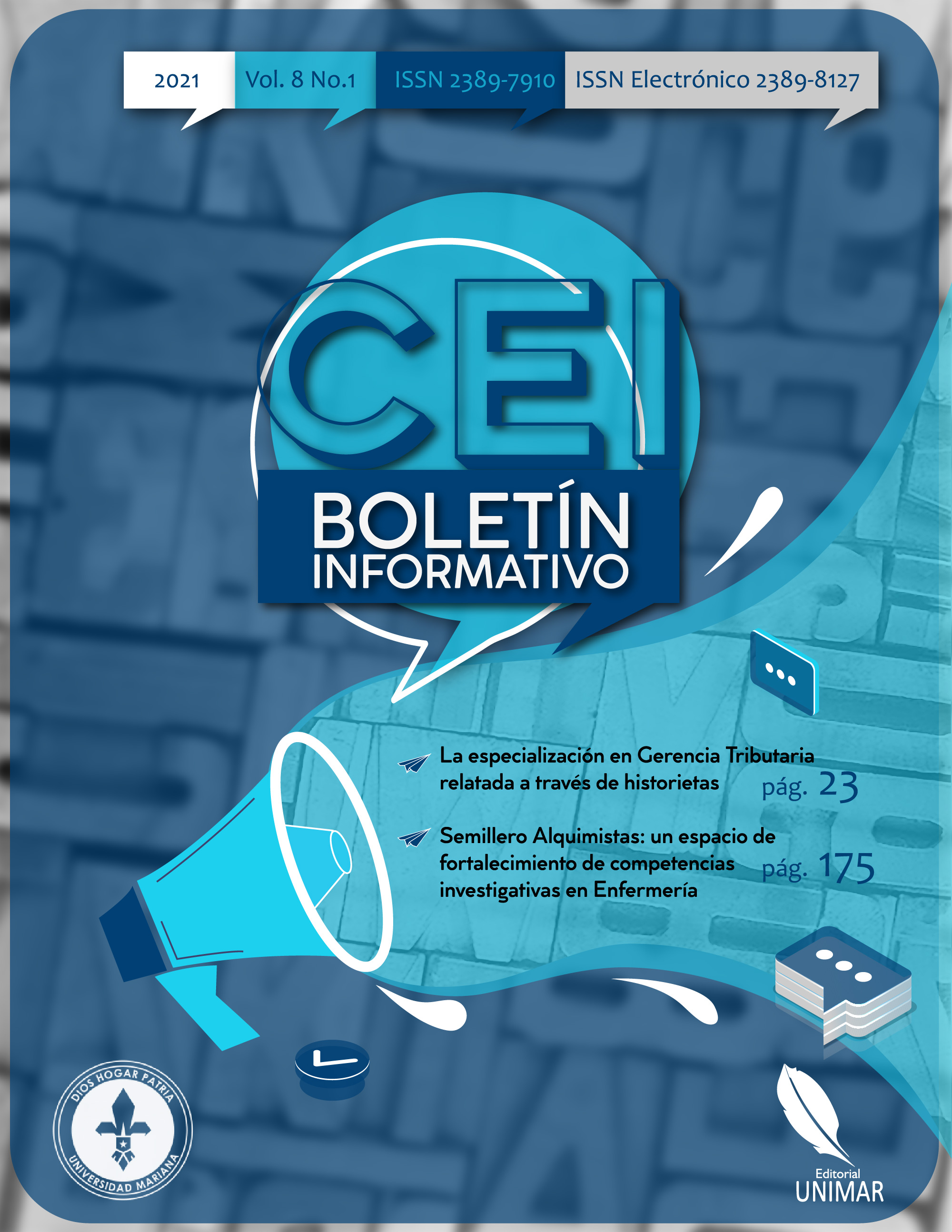 					Ver Vol. 8 Núm. 1 (2021): Boletín Informativo CEI
				