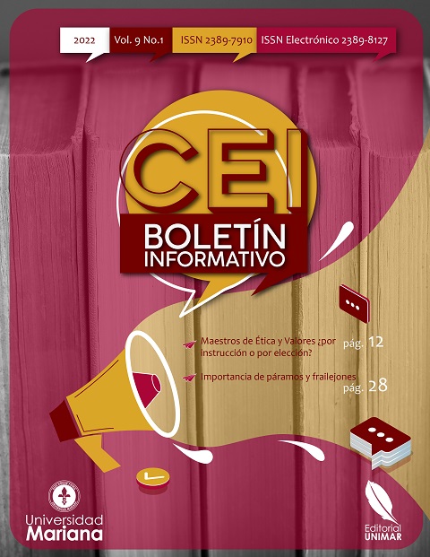 					View Vol. 9 No. 1 (2022): Boletín Informativo CEI Vol. 9 No.1
				