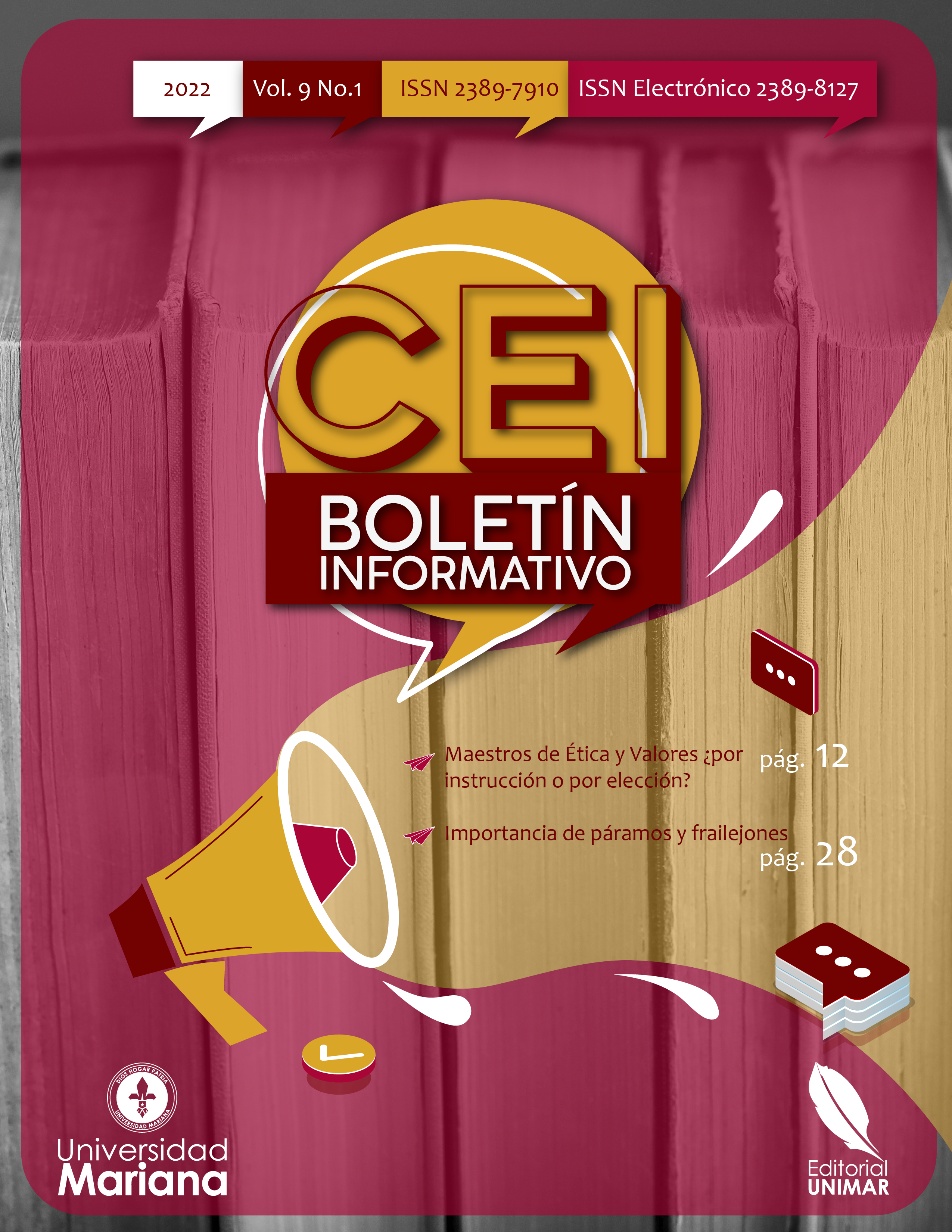 					Ver Vol. 9 Núm. 1 (2022): Boletín Informativo CEI Vol. 9 No.1
				