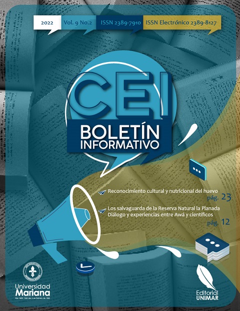 					View Vol. 9 No. 2 (2022): Boletí­n Informativo CEI
				