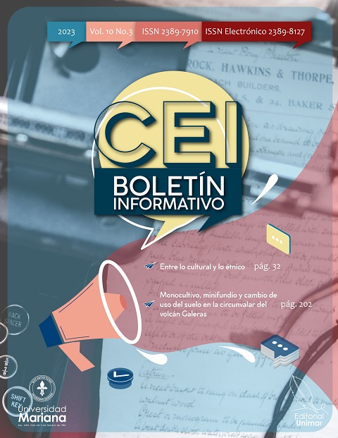 					Ver Vol. 10 Núm. 3 (2023): Boletí­n Informativo CEI
				