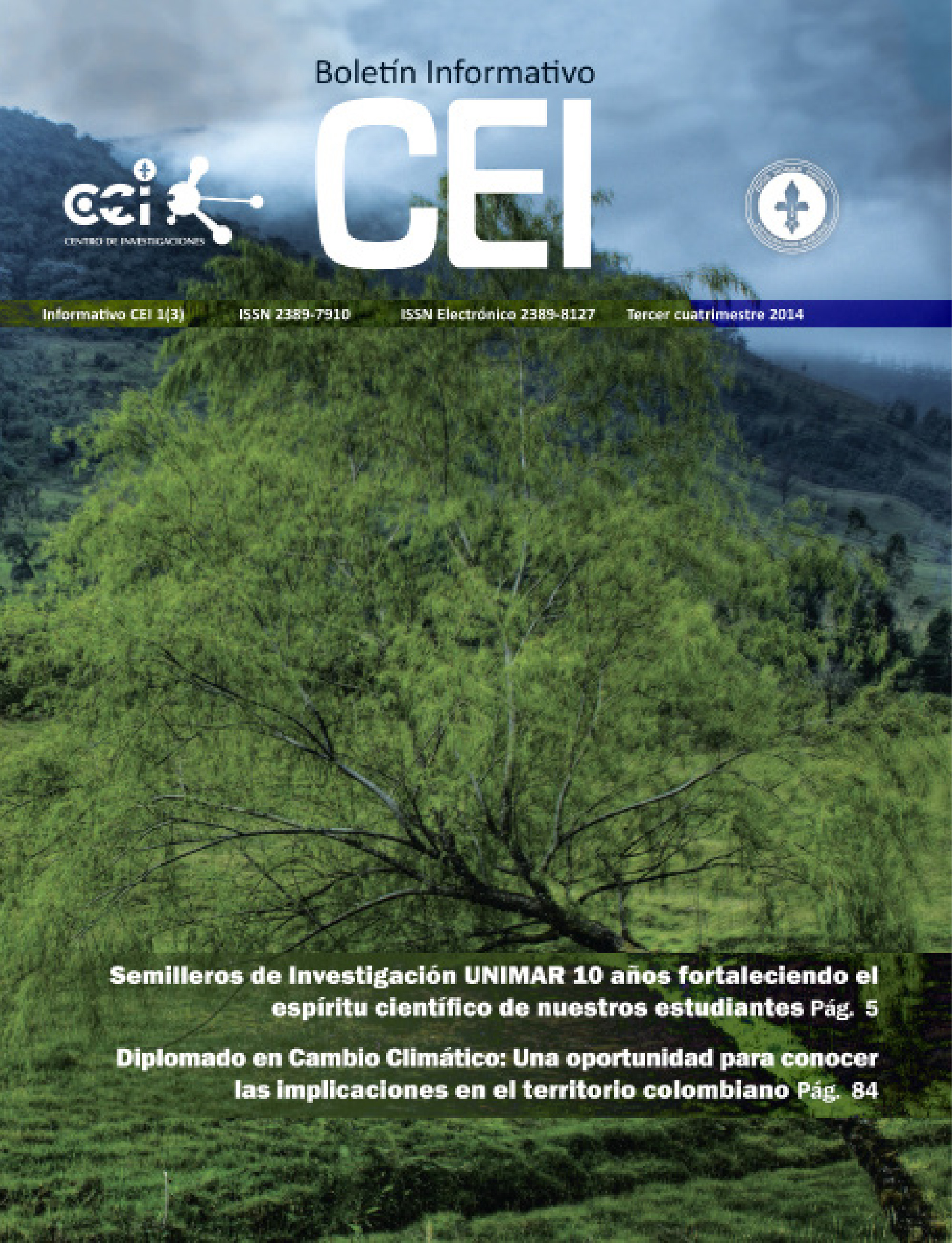 					Ver Vol. 1 Núm. 3 (2014): Boletí­n Informativo CEI
				