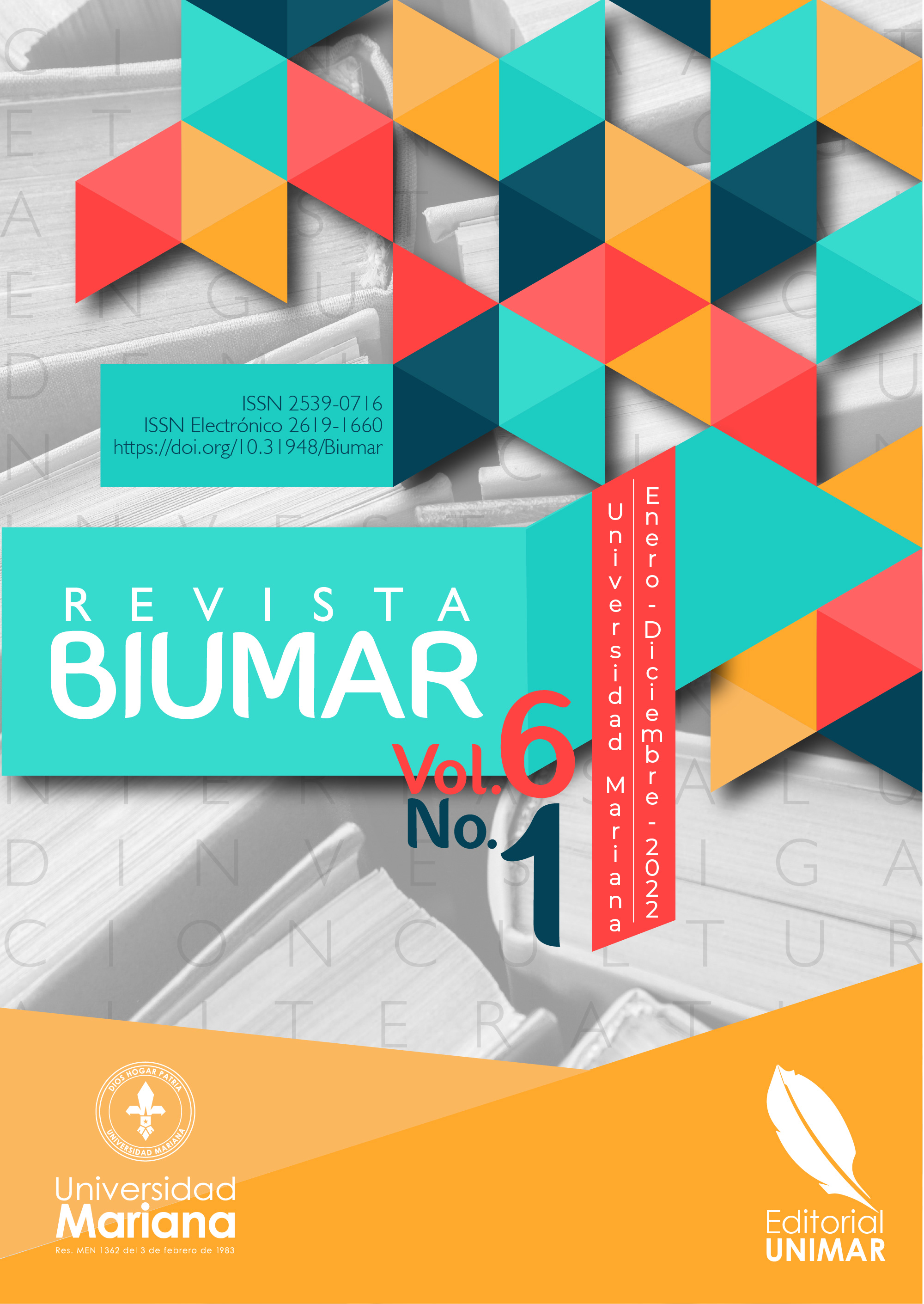 					Ver Vol. 6 Núm. 1 (2022): Revista BIUMAR
				